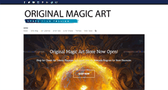 Desktop Screenshot of originalmagicart.com