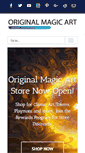 Mobile Screenshot of originalmagicart.com