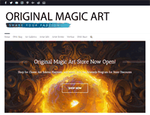 Tablet Screenshot of originalmagicart.com